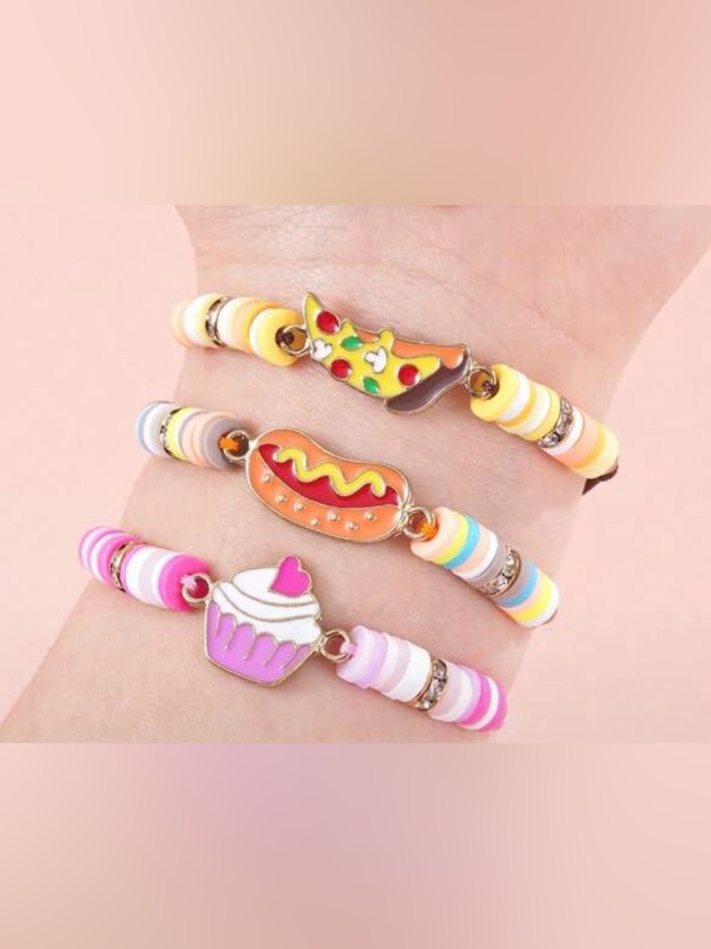 SHEIN food pendant bracelets - Picture 2 of 3